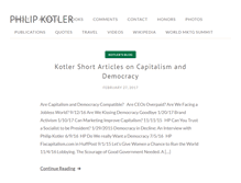 Tablet Screenshot of pkotler.org